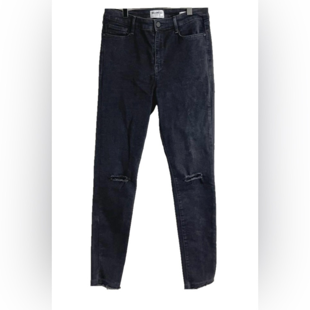 William Rast Black Skinny Jeans Sculpted High Rise